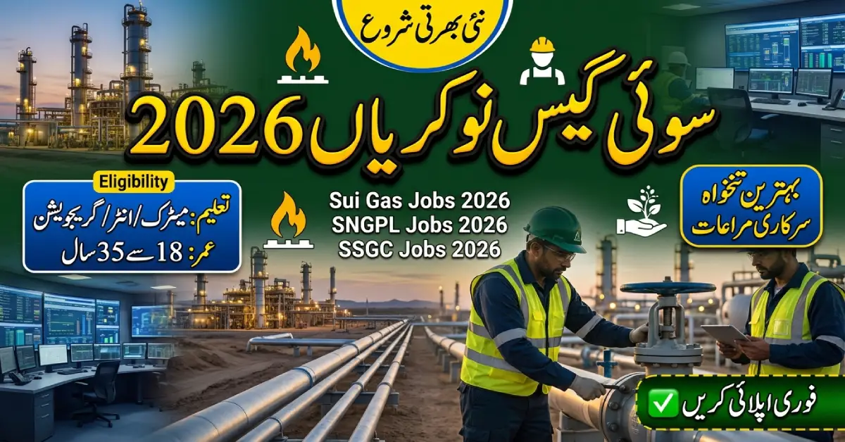 Sui Gas Jobs 2026