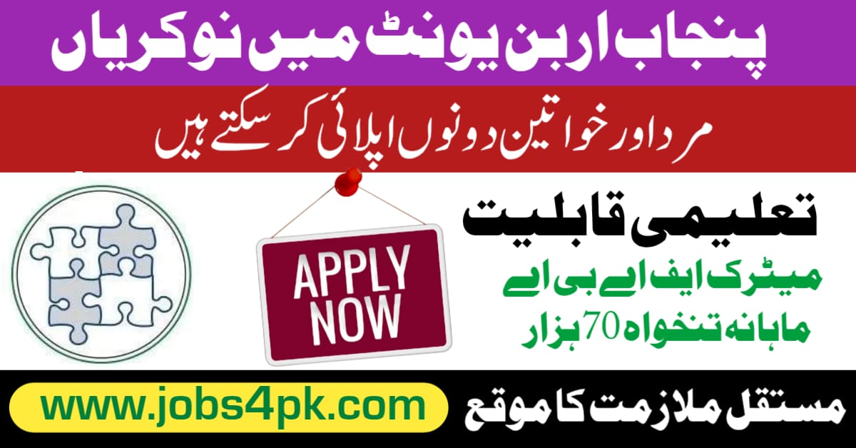 Punjab Urban Unit Senior jobs 2026