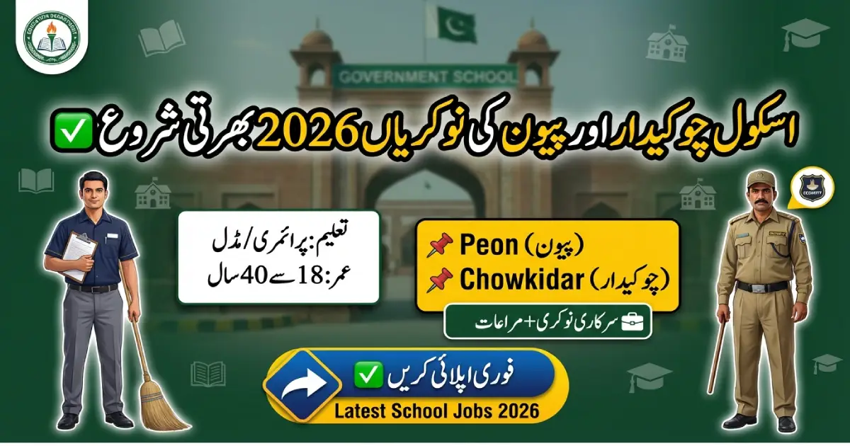 School Chowkidar Job 2026