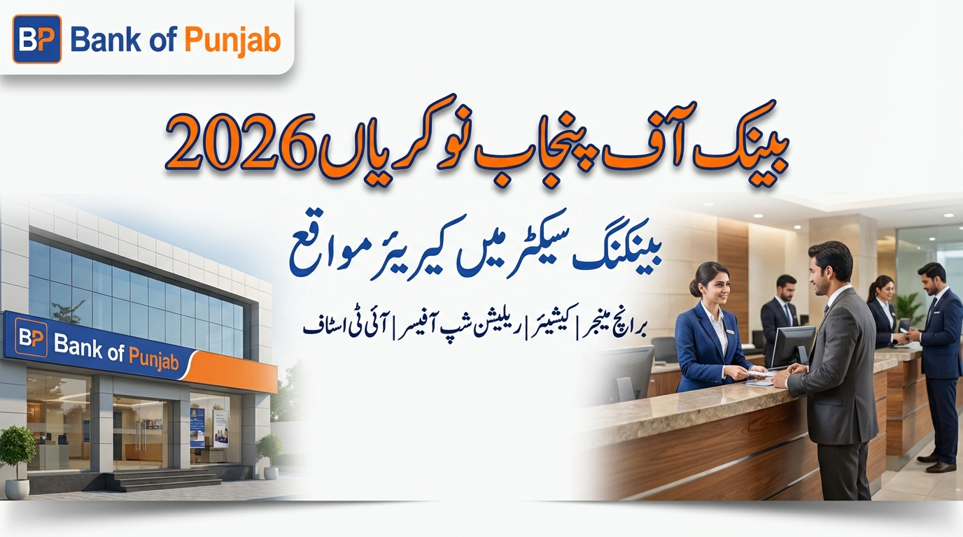 Bank of Punjab Jobs Online Apply 2026