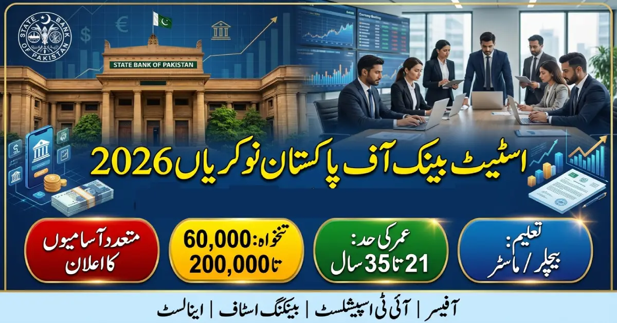 State Bank of Pakistan Jobs 2026