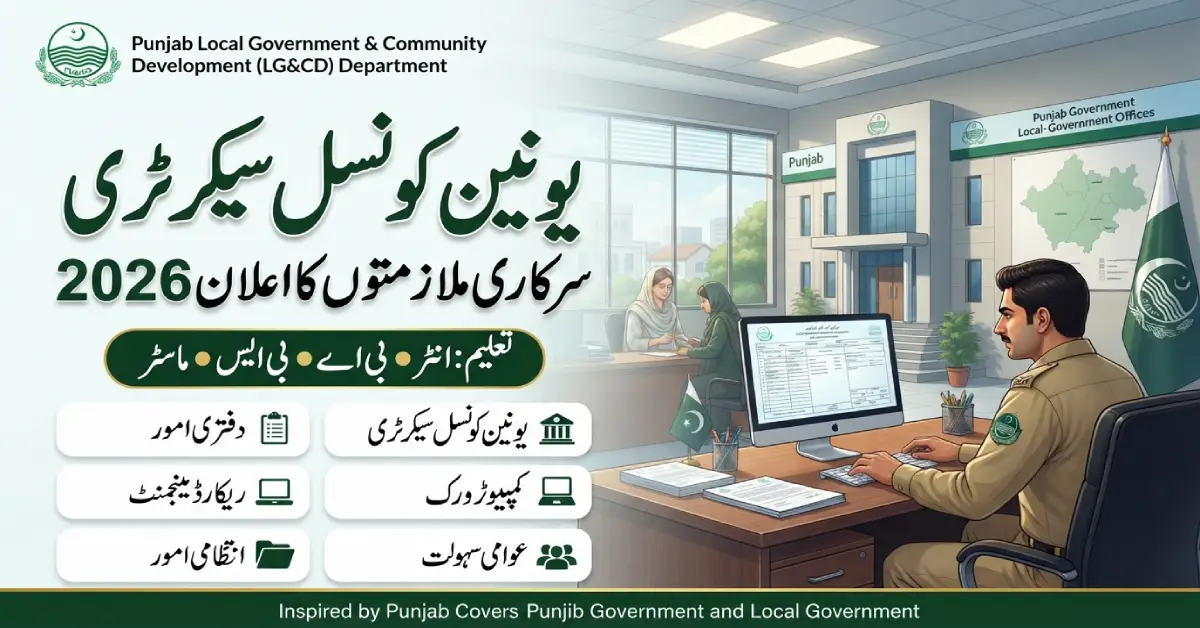 Secretary Union Council Jobs 2026