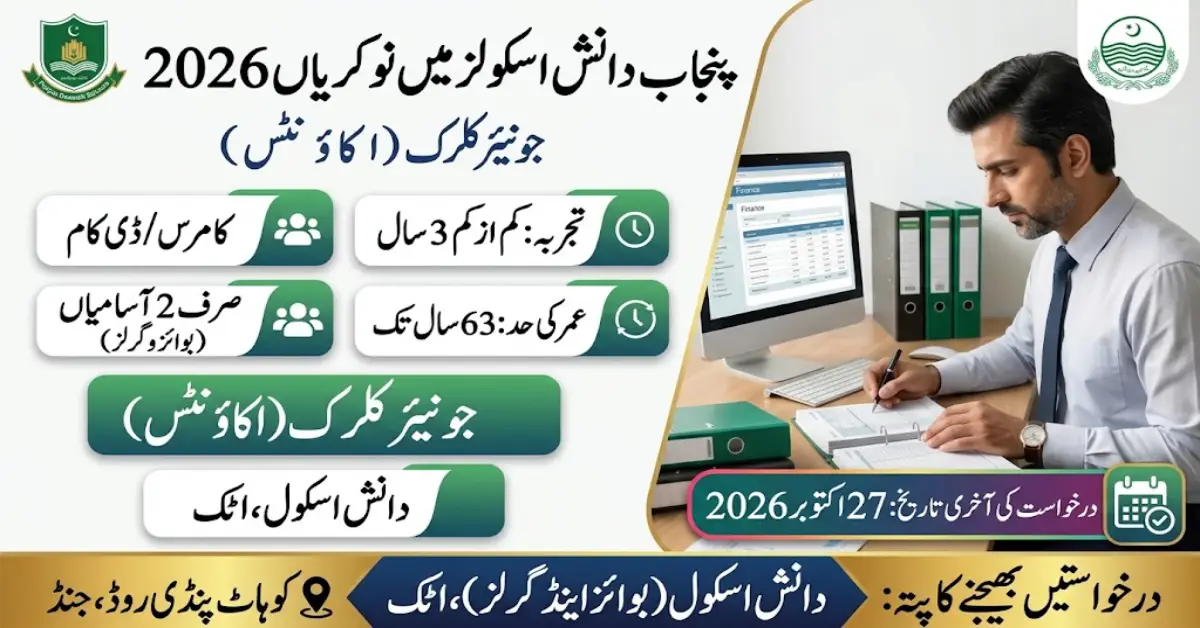 Punjab Daanish Schools Jobs 2026