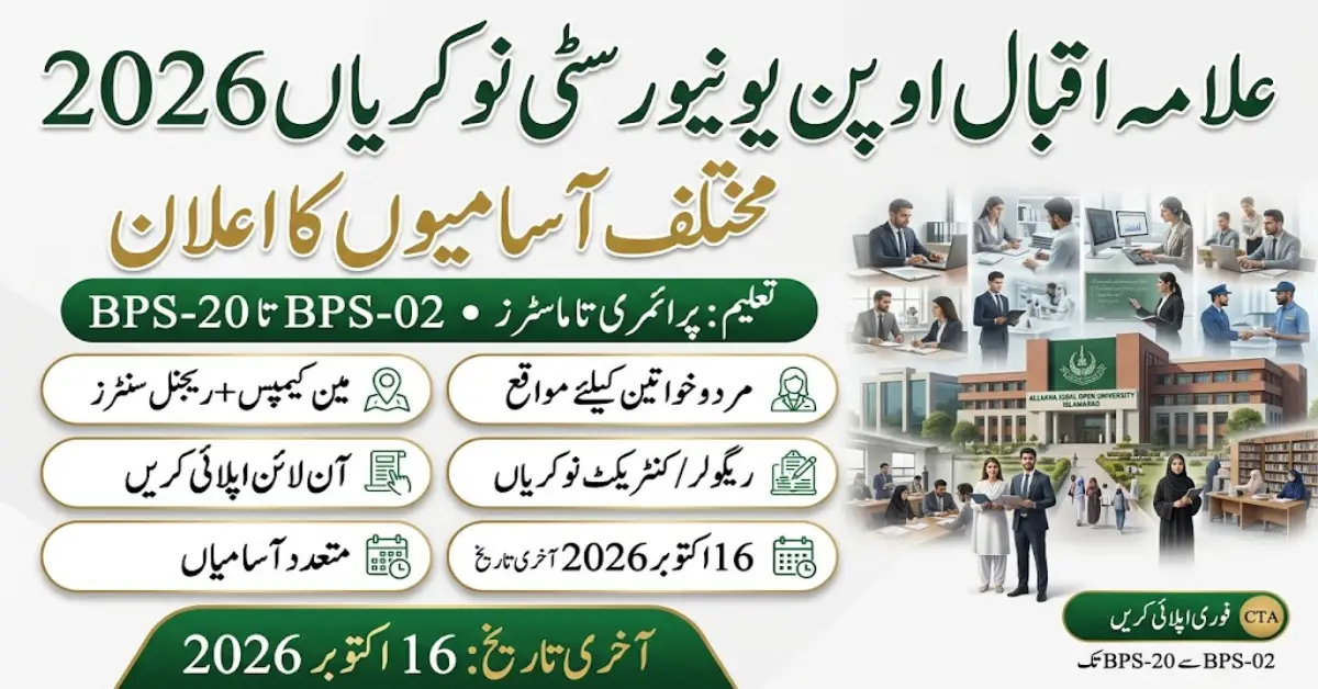 AIOU Jobs 2026